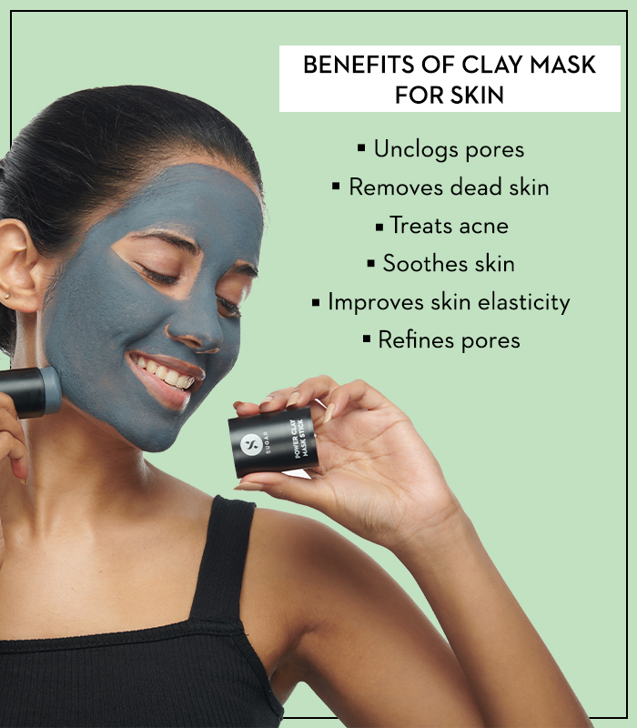 historisk Knoglemarv amplifikation Amazing Benefits Of Using Clay Mask - SUGAR Cosmetics