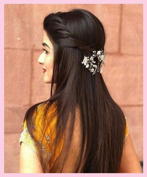 20 Open Hairstyles With Gowns That You Can Try at Wedding